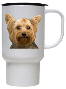 Yorkshire Terrier Polymer Plastic Travel Mug