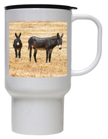 Donkey Polymer Plastic Travel Mug