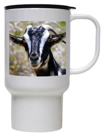 Goat Polymer Plastic Travel Mug
