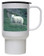 Sheep Polymer Plastic Travel Mug