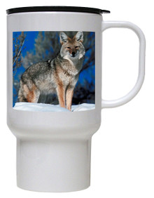 Coyote Polymer Plastic Travel Mug