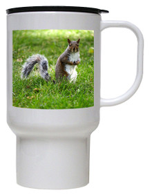 Squirrel Polymer Plastic Travel Mug