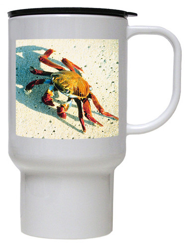 Crab Polymer Plastic Travel Mug