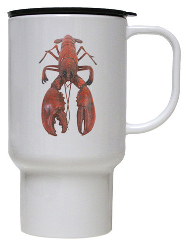 Lobster Polymer Plastic Travel Mug