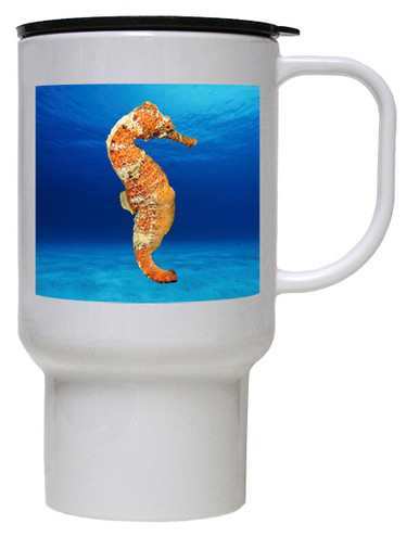 Seahorse Polymer Plastic Travel Mug