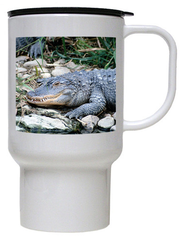 Alligator Polymer Plastic Travel Mug
