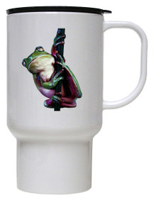 Tree Frog Polymer Plastic Travel Mug