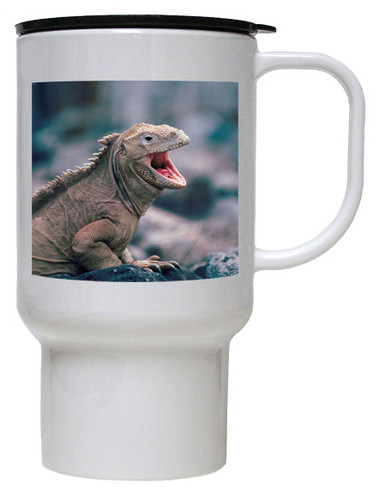 Iguana Polymer Plastic Travel Mug