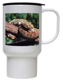 Viper Snake Polymer Plastic Travel Mug