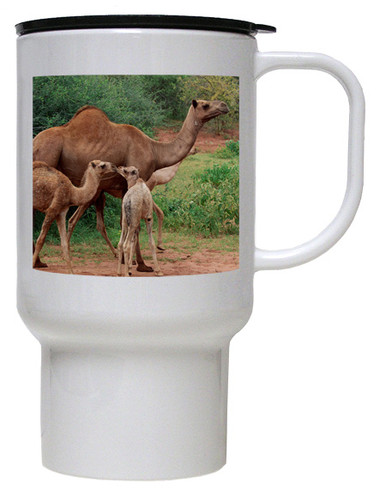 Camel Polymer Plastic Travel Mug