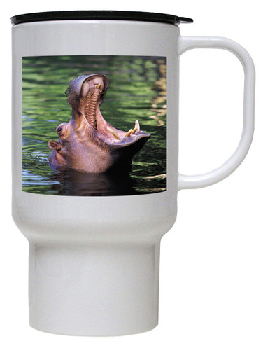 Hippo Polymer Plastic Travel Mug