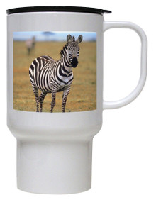 Zebra Polymer Plastic Travel Mug