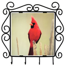 Cardinal Metal Key Holder