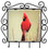 Cardinal Metal Key Holder