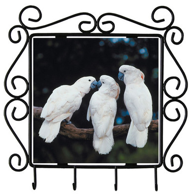 Cockatoo Metal Key Holder