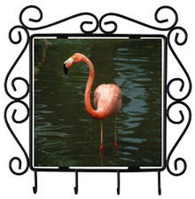 Flamingo Metal Key Holder