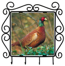 Pheasant Metal Key Holder