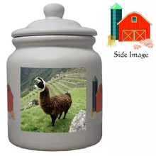 Llama Ceramic Color Cookie Jar