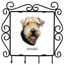 Airedale Metal Key Holder