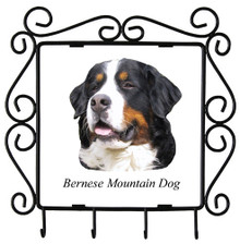 Bernese Mountain Dog Metal Key Holder