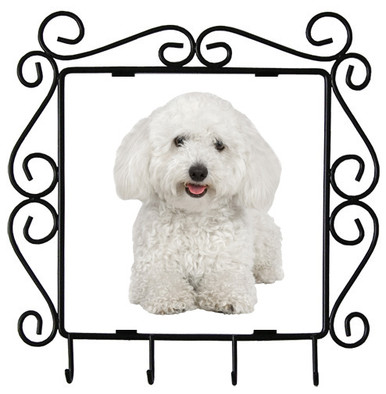 Bichon Metal Key Holder