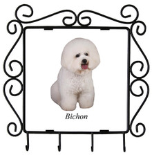 Bichon Metal Key Holder