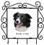 Border Collie Metal Key Holder