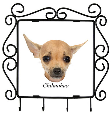 Chihuahua Metal Key Holder