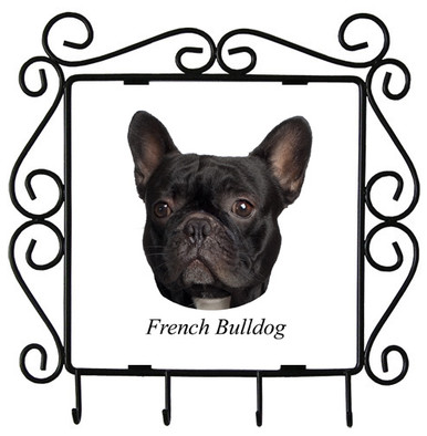 French Bulldog Metal Key Holder