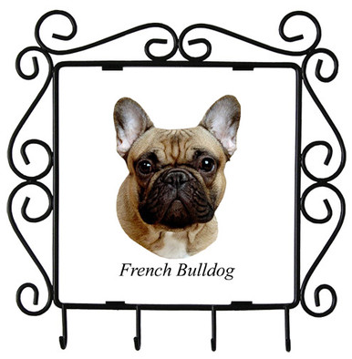 French Bulldog Metal Key Holder