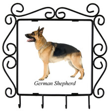 German Shepherd Metal Key Holder