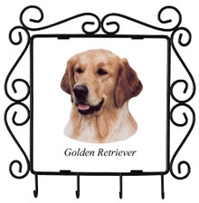 Golden Retriever Metal Key Holder