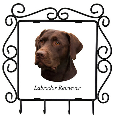 Labrador Retriever Metal Key Holder