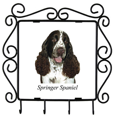 Springer Spaniel Metal Key Holder