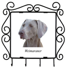 Weimaraner Metal Key Holder