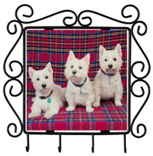 West Highland Terrier Metal Key Holder