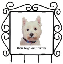West Highland Terrier Metal Key Holder