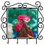 Rooster Metal Key Holder