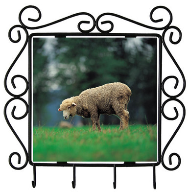 Sheep Metal Key Holder