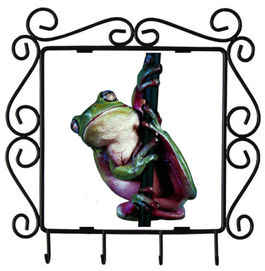 Tree Frog Metal Key Holder