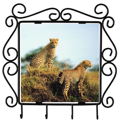 Cheetah Metal Key Holder