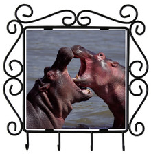 Hippo Metal Key Holder
