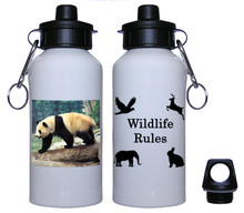 Panda Bear Aluminum Water Bottle