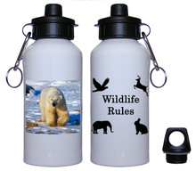Polar Bear Aluminum Water Bottle