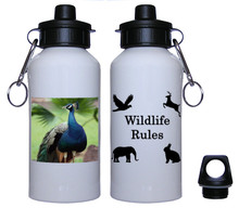 Peacock Aluminum Water Bottle