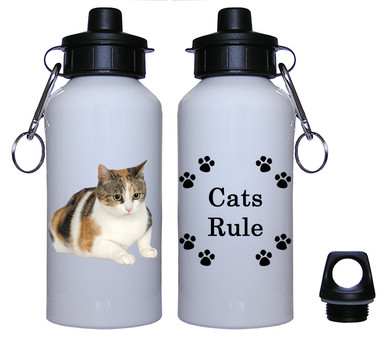 Calico Cat Aluminum Water Bottle