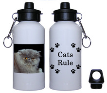 Persian Cat Aluminum Water Bottle