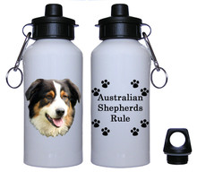 Australian Shepherd Aluminum Water Bottle
