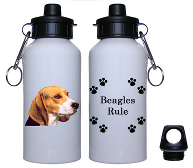 Beagle Aluminum Water Bottle