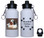 Bearded Collie Aluminum Water Bottle